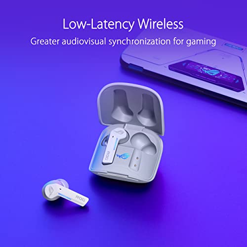 ASUS ROG Keris Wireless AimPoint Gaming Mouse, Tri-Mode connectivity, 36000 DPI Sensor & ROG Cetra True Wireless Gaming Headphones (Low-Latency Bluetooth Earbuds