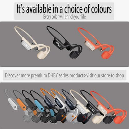 Swimming Headphones Bone Conduction Open Ear Headset MP3 Player Built-in 32G Memory IP68 Underwater Waterproof Stereo Bluetooth Earphone LED Screen for Driving Bicycling Running Skiing-S10 White - color: Swim Headphone X6 White