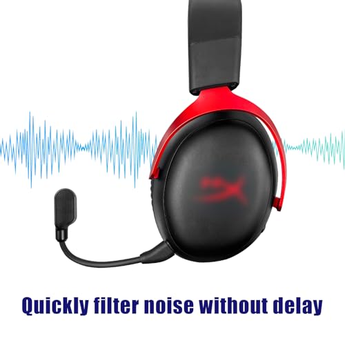 Upgraded Mic Replacement fits for HyperX Cloud III Wired/Wireless Gaming Headphone, Detachable Noise Cancellation Backup Microphone for Crystal Gaming Voice Chat