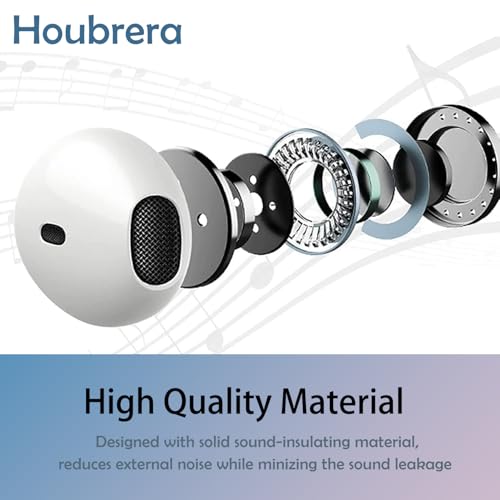 USB C Headphones for iPhone 17/16/15 Pro Max Plus,Type C Earphones 2 Pack | Wired Earbuds with Microphone,Volume Control,HiFi Stereo,Noise Cancelling