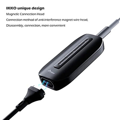 IKKO Zerda ITM01 External Sound Card, 3.5mm Portable Audio Detachable Magnetic Cable Headphone Adapter, Plug and Play,USB Gaming Dac Amp for iPhone iOS Headset PS4 Xbox Switch PC Laptop