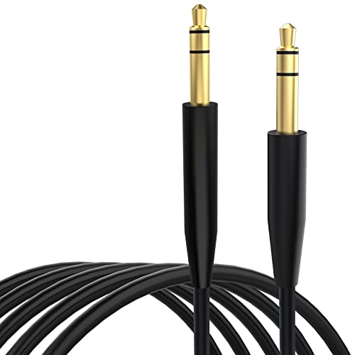 QC35 Audio Cable Compatible with Bose QuietComfort, QuietComfort Ultra, NC700, QC45, QC35 II, QC35, QC25 Headphones, 3.5mm to 2.5mm Aux Cable for JBL Tune 710BT 760NC 660NC Headphones (Straight Jack) - style: Straight Jack
