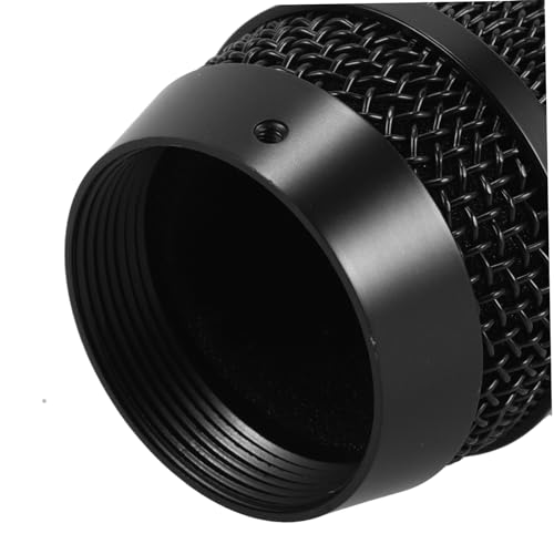 Metal Mic Head Replacement Microphone Grille Cover for Musicians Podcasters Broadcasters - size: 6.50X5.50X5.50CM