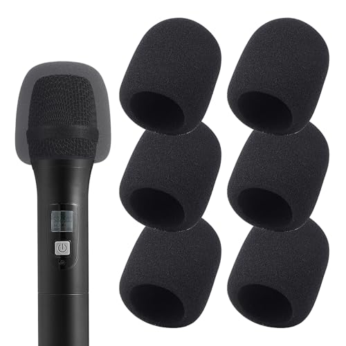 Foam Microphone Windscreen, Disposable Mic Cover, Soft Sponge Foam Mic Windscreen Compatible with SM58 Series Microphones for Recording, Live Streaming, Podcast,KTV,With JBL Microphones