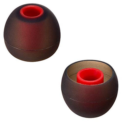 Earbud Tips High Quality Soft Silicone Earbuds Replacement Tips Fit for in-Ear Headphones(inner hole from 3.8mm - 4.2mm earphones)9 Pairs S/M/L,Black/Red - color: Black/Red