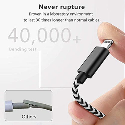 [Apple MFi Certified] iPhone to 3.5mm Car AUX Stereo Audio Cable (3FT/1M), Lightning to 3.5mm Nylon AUX Adapter Compatible with iPhone 14/13 Pro/12/11/XS/XR/X 8 7/iPad to Home Stereo/Speaker/Headphone | Lightning to 3.5mm Nylon AUX Adapter Compatible with