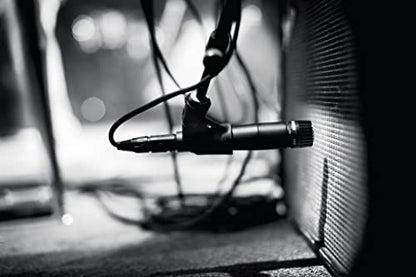 Shure SM57 Pro XLR Dynamic Instrument Microphone | Cardioid dynamic mic for studio and live instruments, drums, percussion and amp miking; recording-ready