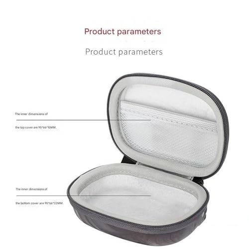 EVA Hard Shell Headphone Storage Case Bag for Dedicated Model Over Ear Headphone Travel Essential - color: White
