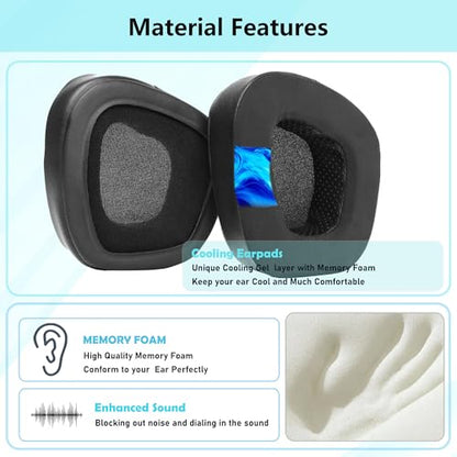 Void V2 Earpads Compatible with Corsair Void/Void v2/Void Pro/Void Elite/Surround Wired & Wireless RGB USB Gaming Headsets(Cooling Gel and Memory Foam Ear Cushions)