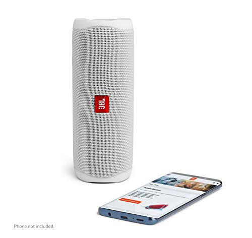JBL FLIP 5 Waterproof Portable Bluetooth Speaker - White (Renewed) - color: White