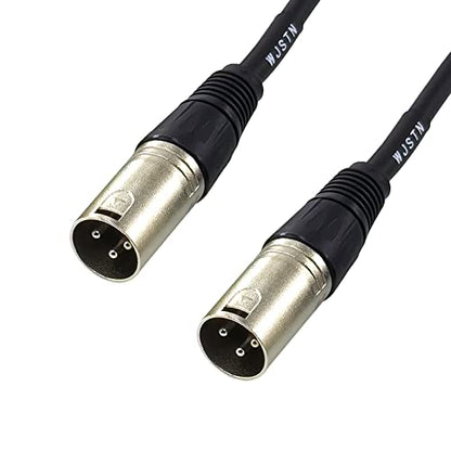 WJSTN 1FT Right-Angle XLR Female to Male Cable, XLR Audio Adapter Cord for Camera & Microphone - size: 1FT