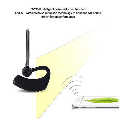 Sanpyl Bluetooth Single Ear (Monaural) Headset, Hands, Caller Registration Number & Voice Activated answering, 9 Hours Call, 1 to 2, Adjustable Microphone, Ergonomic Design