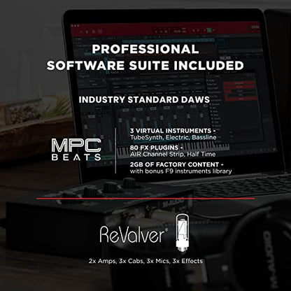 M-Audio Recording, Streaming and Podcasting Bundle – M-Track Duo USB Audio Interface and 120W BX4 Stereo Speakers, Plus a Software Suite Included