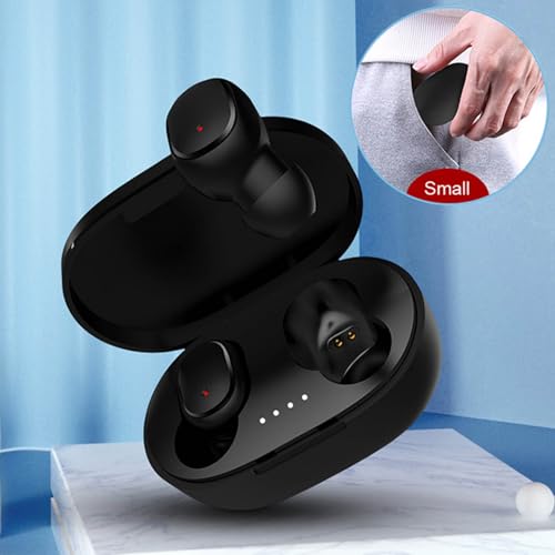 Mini Bluetooth 5.1 Earbuds - HiFi Stereo Sound in-Ear Headphones with Noise Isolation for Gym/Running - color: Black