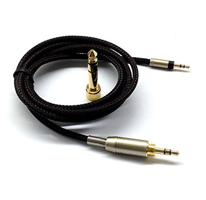 NewFantasia Replacement Audio Upgrade Cable Compatible with Sennheiser Momentum, Momentum 2.0, HD1 Over-Ear On-Ear Headphones 1.5meters/4.9feet - size: 1.5m