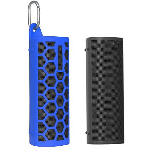 Case for Sonos Roam Portable Speaker Travel Carrying Storage Bag with Silicone Cover(Blue) - color: Blue