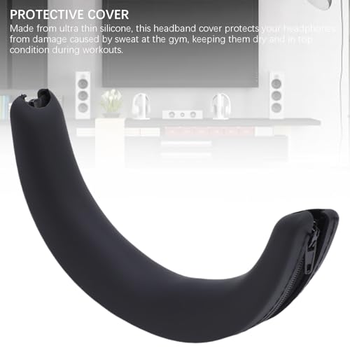 Replacement Headphones Headband Cover for Momentum 4, Soft Silicone Comfortable Headband Cushion Pad Cover with Zipper Easy to Install for Momentum 4 Wireless Headphones