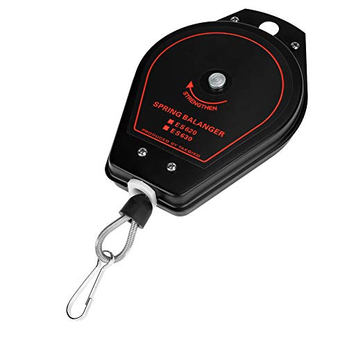 Spring Balancer Retractable Tool Hanger, Heavy Duty Tool Hanging Holder with Positioner, Adjustable Retractable Tool Balancer 0.6-2kg, Multifunctional Load Balancer Spring Balancer Retractable Tool