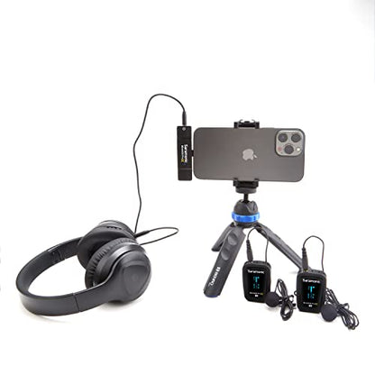 Saramonic Blink 500 Pro X B4 2-Person Wireless Mic System with Lavaliers & Lightning Receiver for iPhone & iPad with Lighting