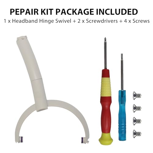 Adhiper Swivel Hinge Repair Kit for Sony WH-1000XM5 Headphone,Silver-Left | Durable Replacement Headband Hanger Bracket Parts Accessories,As Same As The OEM,for Professionals/People Who Like Challenges
