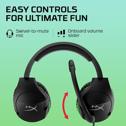 HyperX CloudX Stinger Core - Official Licensed for Xbox, Gaming Headset with In-Line Audio Control, Immersive In-Game , Microphone - size: Wired, style: CloudX Stinger Core