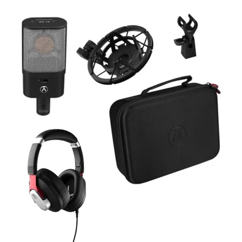 Austrian Audio OC16 Large-Diaphragm Cardioid Condenser Microphone Bundle Hi-X15 Professional Closed-Back Over-Ear Headphones