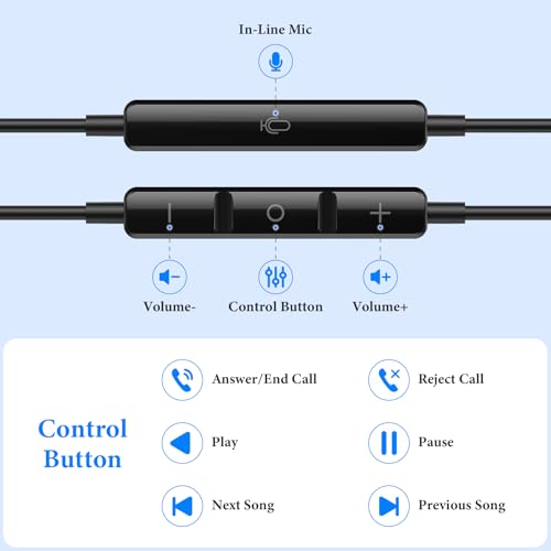 ACANDYA MFi-Certified Wired Headphones for Apple iPhone 14 13 Pro Gunmetal | Lighting Earbuds for iPhone 12 Pro 11 XS Max XS SE 7 8 Plus Earphones Built-in Microphone Volume Control Magnetic Headsets - color: Gunmetal