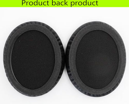 Replacement Ear Pads Compatible with Srhythm Version NC35 Black | Also suitable for Srhythm version NC25 Headphone Memory foam/protein leather ear pads and earmuffs - color: Black
