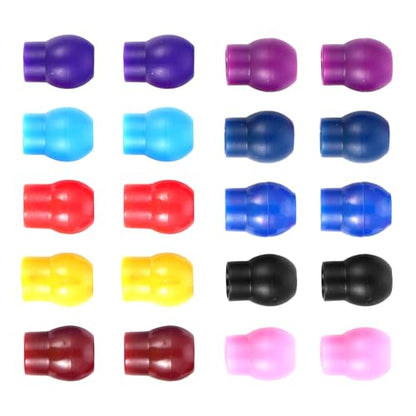 Healifty 10 Pairs Ear Plugs Replacement Tips for Comfort and Noise Isolation Compatible with Most Parts