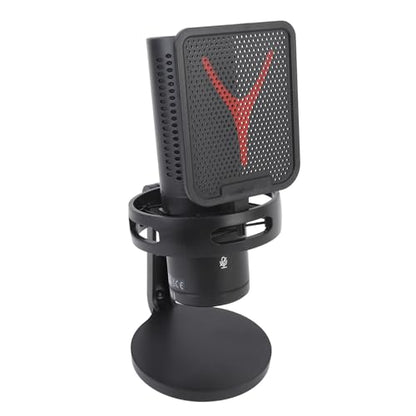 Fabater USB Microphone, Quick Mute Noise Cancellation RGB Lights Gaming Microphone, Podcast with Popfilter Shock Mount for Gaming Streaming Podcasts
