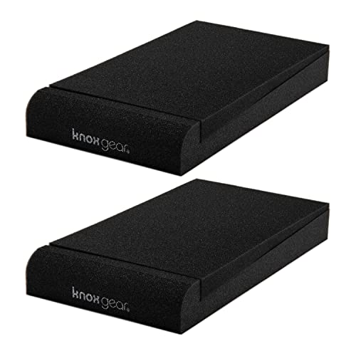 Knox Gear Studio Monitor Isolation Pads for 3-4-Inch Speakers 2-Pack