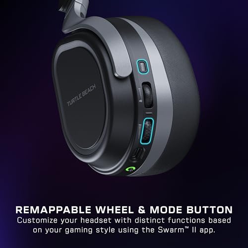 Turtle Beach Stealth 700 Wireless Multiplatform Gaming Headset for PC & PS5 | PlayStation, PS4, Mobile, Bluetooth, 24-Bit Audio, 60mm Dual Drivers, 80-Hr Battery, Noise-Cancelling Flip-to-Mute Mic, Black