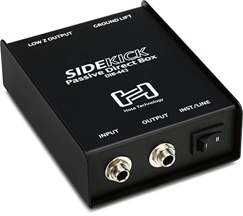 Hosa DIB-443 Sidekick Passive DI Box, 1/4 Inch TS to XLR3M