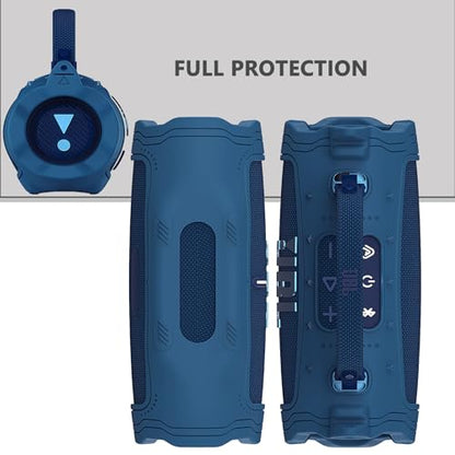 Silicone Cover Case for JBL Charge 6 Portable Bluetooth Speaker - color: Blue