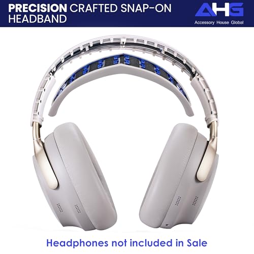 AHG Accessory House Global QC Ultra Replacement Ear pad and Headband Pad Kit Cushion Compatible with Bose QuietComfort Ultra Wireless Headphones (Sandstone). Easy DIY Installation + Great Comfort