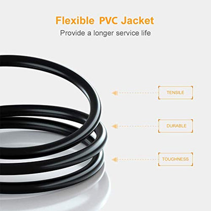 CableCreation 3Pin XLR Male to Female Balanced Microphone Extension Cable - size: 3 Feet, style: 【2 Pack】