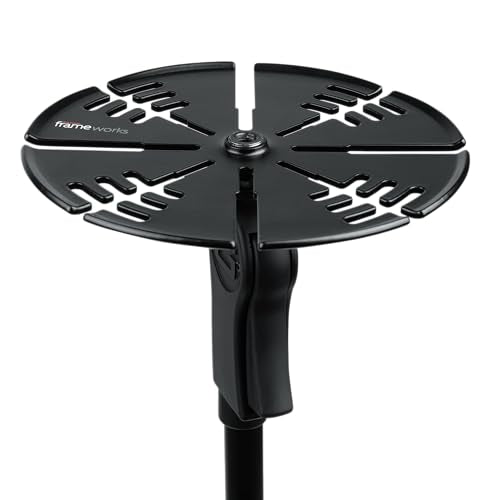 Gator Frameworks Microphone Stand Cable Hanger & Organizer, Prevents Cables from Over-Coiling or Kinking (GFW-CABLEHNGRTRAY) - style: (32) Cable Slots