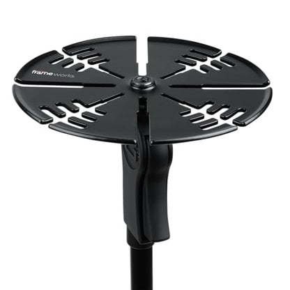 Gator Frameworks Microphone Stand Cable Hanger & Organizer, Prevents Cables from Over-Coiling or Kinking (GFW-CABLEHNGRTRAY) - style: (32) Cable Slots