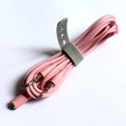 3.5MM Audio Cable PC to Headphones Adaptor Splitter for Razer Kraken X/BlackShark V2 Pro/Nari/Cloud II/Cloud Alpha/Flight/Silver/Logitech G Pro,G Pro X,G633,G933,G433 Headset (Pink) - color: Pink