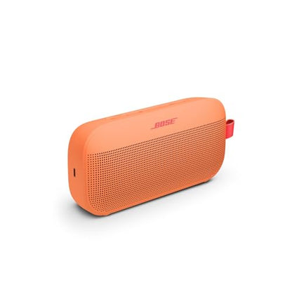 Bose SoundLink Flex Bluetooth Speaker (2nd Gen) - Portable Outdoor Speaker with Hi-Fi Audio, Waterproof and Dustproof, USB-C, Up to 12 Hours Battery Life, Sunset Peach - Limited Edition Color - color: Sunset Peach