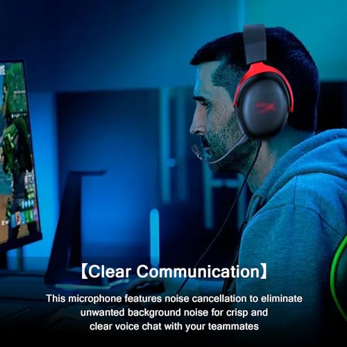 Upgraded Mic Replacement fits for HyperX Cloud III Wired/Wireless Gaming Headphone, Detachable Noise Cancellation Backup Microphone for Crystal Gaming Voice Chat