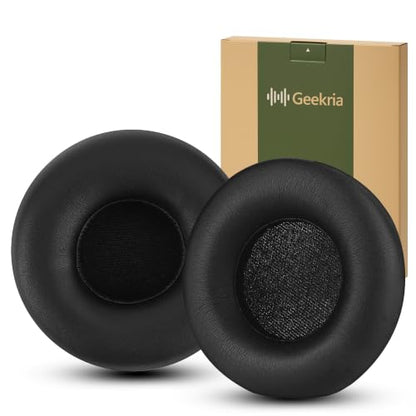 Geekria Replacement Ear Pads Compatible with Monster DNA On-Ear Headphones Ear Cushions, Headset Earpads, Ear Cups Cover Repair Parts (Black)