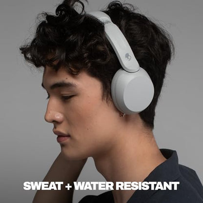 Skullcandy Icon 180 Wireless On-Ear Bluetooth Headphones - Cement | 50 Hours Battery, Lightweight and Travel Ready, Secure Fit, Sweat and Water Resistant, Microphone iPhone Android, Foldable - color: Cement