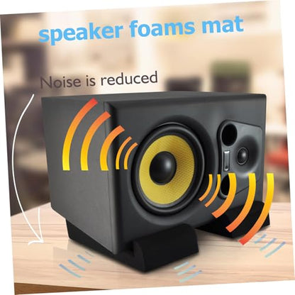 Abaodam 2Pcs High Density Speaker Isolation Pads Durable Cushions for Soundproofing and Stability for Studio Monitors and Audio Equipment