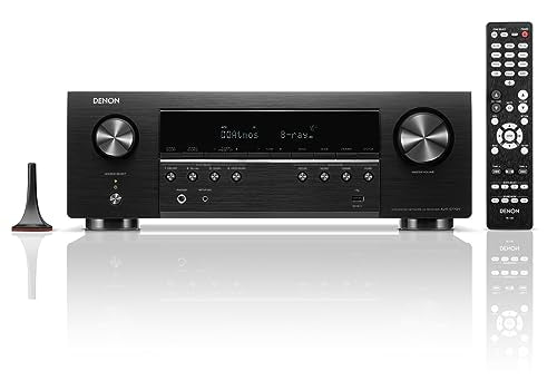Denon AVR-S770H 7.2 Ch Home Theater Receiver, 8K UHD HDMI Receiver 75W X 7 | Wireless Streaming via Built-in HEOS, Wi-Fi, Dolby TrueHD, DTS Neural:X & DTS:X Surround Sound for TV, Bluetooth Amplifier - style: AVR-S770H