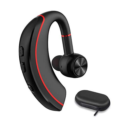 NANAMI Bluetooth Headset V5.0, 320Hrs Ultralight Wireless Earpiece with Rotatable Mic, Hands-Free Noise Cancelling in-Ear Earbuds for iPhone Android Cell Phone/Laptop/Trucker