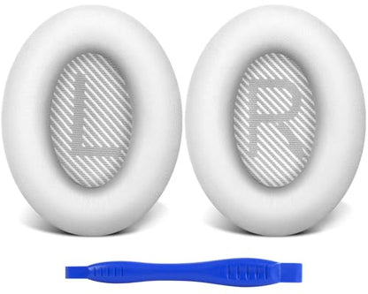 Earpads for Bose Quiet Comfort QC 35 / QC35 ii / QC25 / QC15 Headphone - color: White