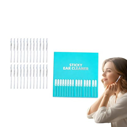 Earwax Removal Adhesive Swabs, 2026 New Reusable Ear Wax Removal Tools with Dust Cover,Home Personal Care Hygiene Kit for Adults (24pcs Small Size) - color: 24pcs Small Size