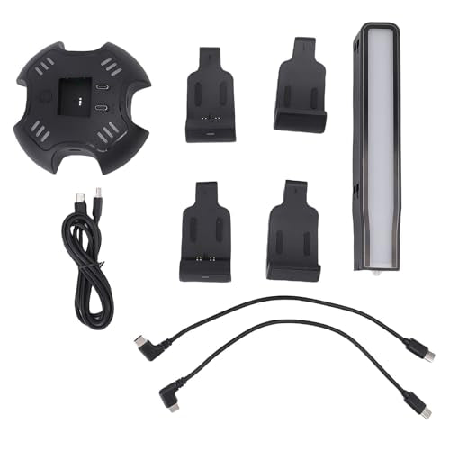 Gaming Headphone Stand with Controller Charger Holder, 2 Charging Docks RGB Light Modes, Earphone Hanger Accessories for Desktop, Headset Stand with USB Ports Fast Charging
