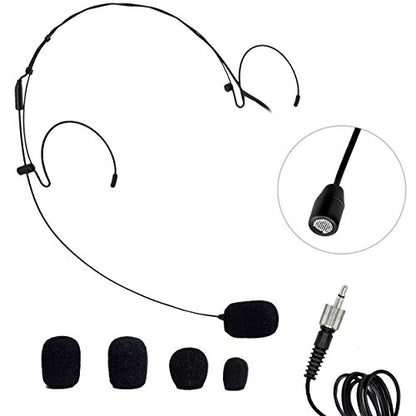 Nady 4W-1KU HM-10 Black Quad True Diversity 1000-Channel Professional UHF Wireless System with 4 Headset Microphones – AutoScan – Automatic Transmitter Pairing – All Metal Construction - size: Quad Transmitter, style: Headset Microphone (HM-10 Black) Syst